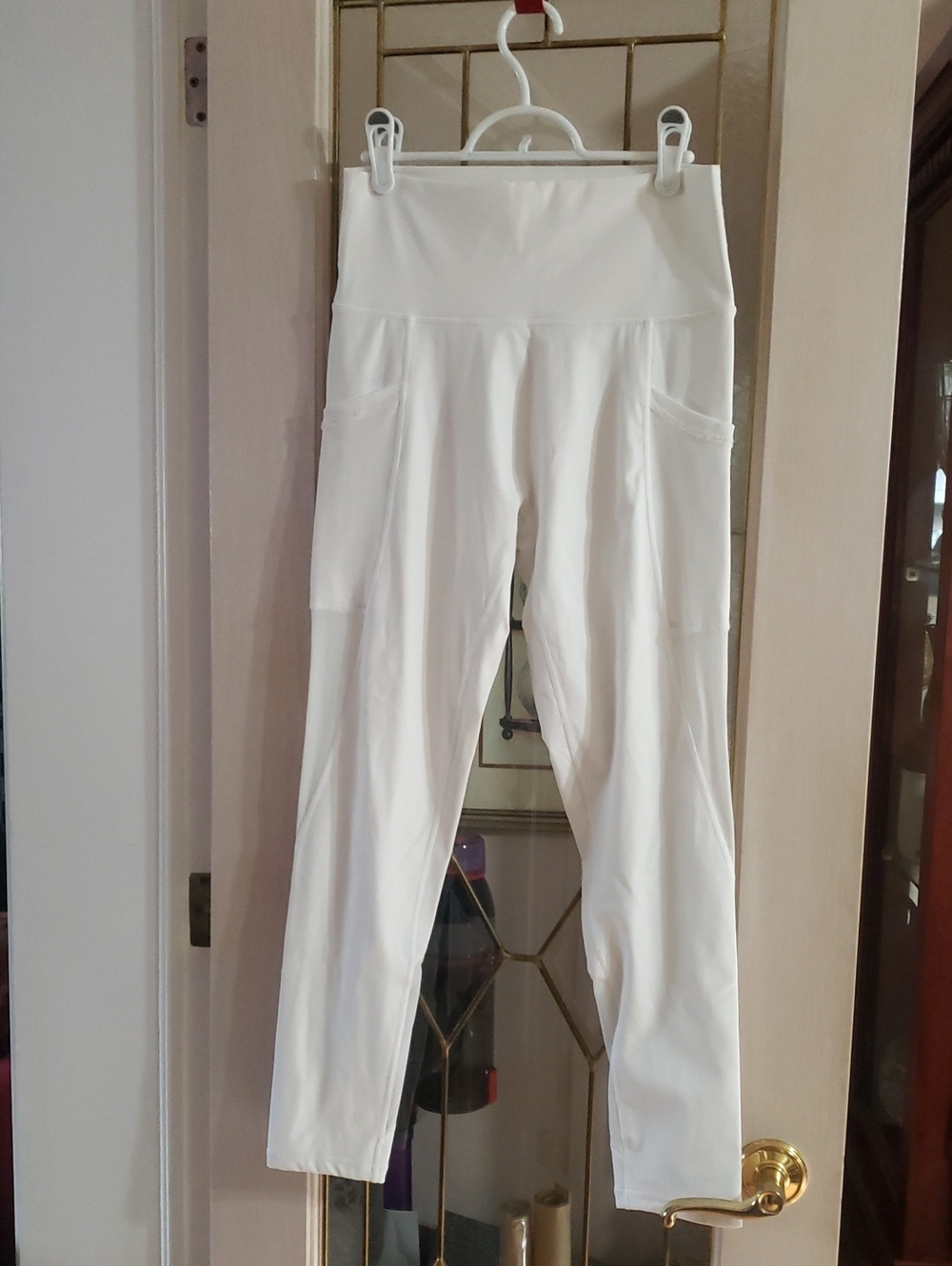 Offline By Aerie Women High Rise Goals Size L Legging w/ Pocket White